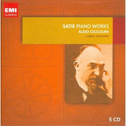 Aldo Ciccolini & Erik Satie (1866-1925) - Klavierwerke (5 CDs)