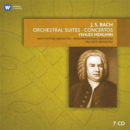 Sir Yehudi Menuhin & Johann Sebastian Bach (1685-1750) - Orchesterwerke & Konzerte (7 CDs)