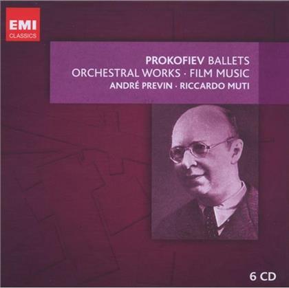 Previn Andre / Muti Riccardo & Serge Prokofieff (1891-1953) - Ballett-, Orch.- & Filmmusik (6 CDs)