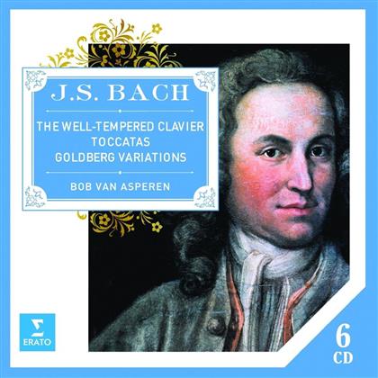 Bob van Asperen & Johann Sebastian Bach (1685-1750) - Wohltemp. Klavier / Goldberg-Var. (6 CDs)