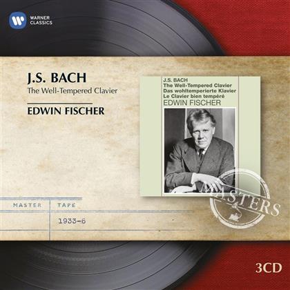 Edwin Fischer & Johann Sebastian Bach (1685-1750) - Wohltemperiertes Klavier (3 CDs)