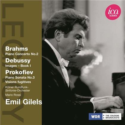 Gilels Emil / Rossi Mario / Kölner Rso & Brahms / Debussy / Prokofieff - Klavierkonz. 2 / Images Buch 1 / Son. 3