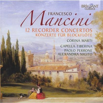 Marti Corina / Nigito Alexandra/Tiberina & Francesco Mancini (1672-1737) - 12 Konzerte Für Blockflöte (2 CDs)