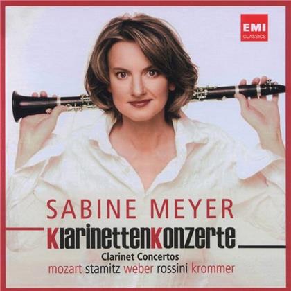 Sabine Meyer, Mozart / Stamitz / Weber / Krommer / + & Mozart / Stamitz / Weber / Krommer / + - Klarinettenkonzerte (5 CDs)