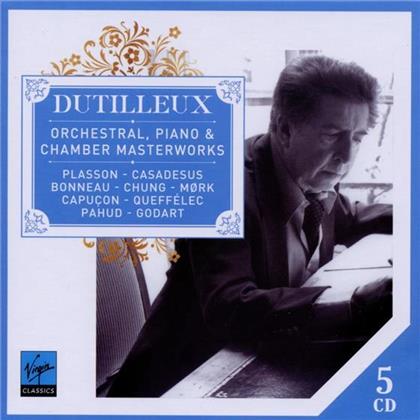 Plasson / Capucon / Mork / Pahud / + & Henri Dutilleux (1916-2013) - Orchester-, Klavier-, Kammerm. (5 CDs)