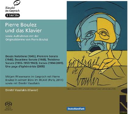 Dimitri Vassilakis & Pierre Boulez (*1925) - 12 Notations (1945), Sonate Nr (3 CDs)