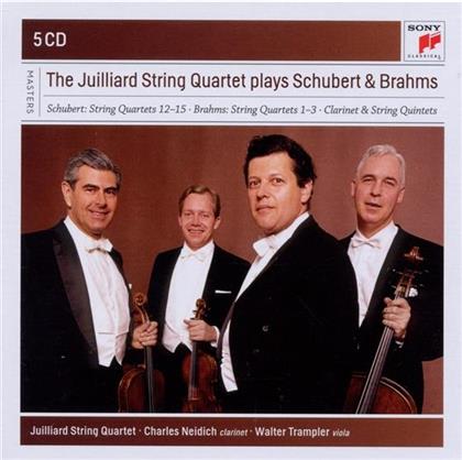 Juillard String Quartet & Schubert/Brahms - Plays Shcubert & Brahms (5 CDs)