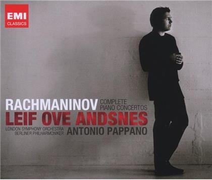 Andsnes Leif Ove / Pappano / Bp / Lso & Sergej Rachmaninoff (1873-1943) - Klavierkonzerte 1-4 (2 CDs)