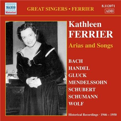 Kathleen Ferrier & Bach/Händel/Gluck/Mendelssohn/Purcell/+ - Arien & Lieder 1946-1950