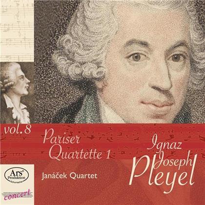 Janacek Quartet & Ignaz Pleyel (1757-1831) - Vol. 8 - Pariser Quartette 1