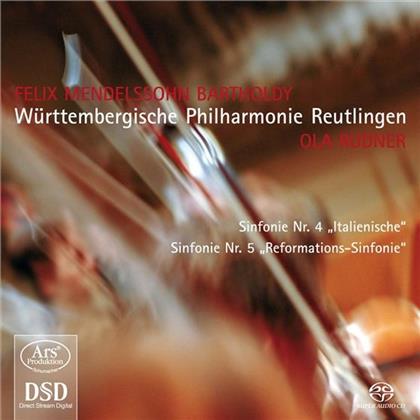 Rudner Ola / Württemb. Philh. Reutlingen & Felix Mendelssohn-Bartholdy (1809-1847) - Sinfonie Nr. 4 & 5 (SACD)