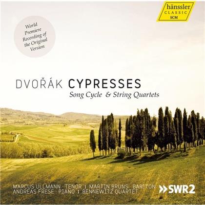 Bennewitz Quartett & Antonin Dvorák (1841-1904) - Cypresses - Song Cycle & Stringqu. (2 CDs)