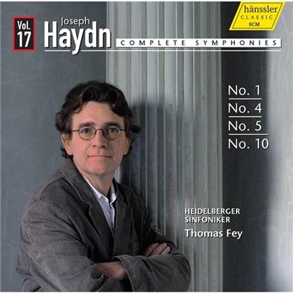 Fey Thomas / Heidelberger Sinfoniker & Joseph Haydn (1732-1809) - Complete Symphonies Vol.17 - 1,4,5,10