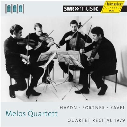 Melos Quartett & Haydn / Fortner / Ravel - Melos Quartett Live