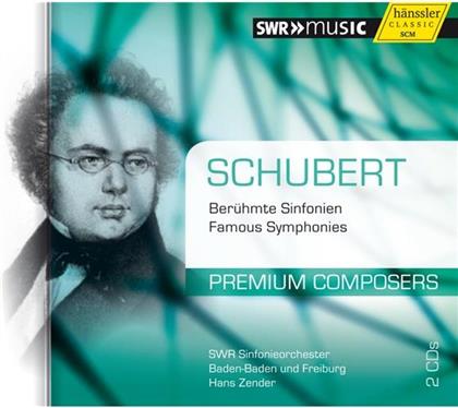 Zender / Swr So Baden-Baden & Freiburg & Franz Schubert (1797-1828) - Berühmte Sinfonien (2 CDs)