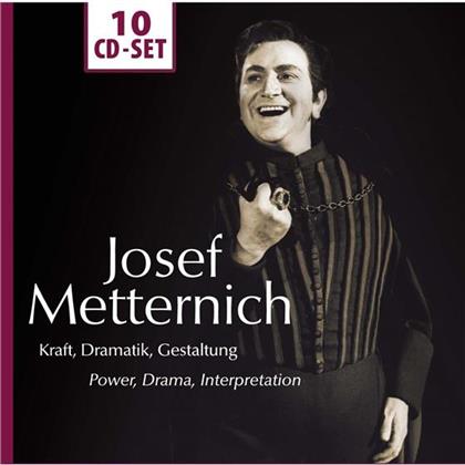 Josef Metternich (Bariton) & Divers Metternich Joseph - Kraft Dramatik Gestaltung - Po (10 CD)