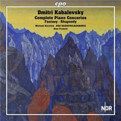 NDR Radiophilharmonie Hannover & Dimitri Kabalewsky (1904-1987) - Klavierkonzerte Nr1-4, Fantasie (2 CDs)
