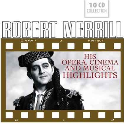 Robert Merrill & --- - His Opera, Cinema And Musical (10 CDs)