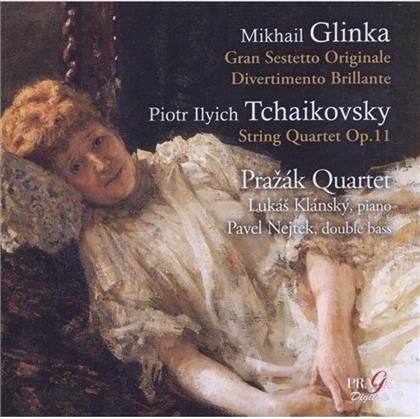 Prazak Quartett / Lukasklansky & Michail Glinka (1804-1857) - Gran Sestetto Originale / Divert.Brill.
