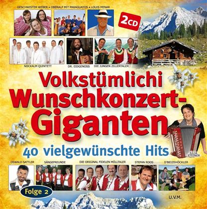Wunschkonzert-Giganten Volksmusik - Various (2 CDs)