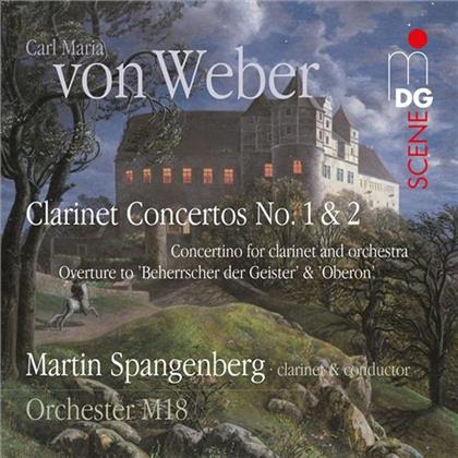 Spangenberg Martin / Orchester M18i & Carl Maria von Weber (1786-1826) - Klarinettenkonzerte No. 1 & 2 (SACD)
