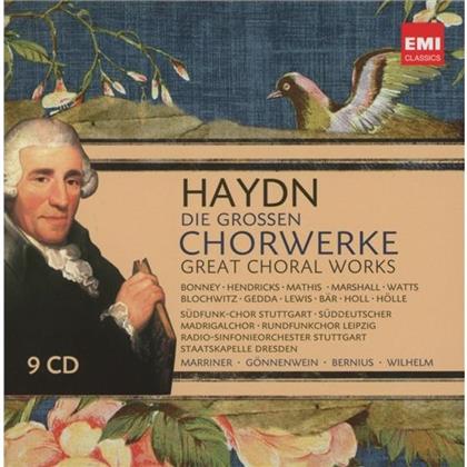 Marriner Sir Neville / Goennenwein / + & Joseph Haydn (1732-1809) - Die Grossen Chorwerke (9 CDs)