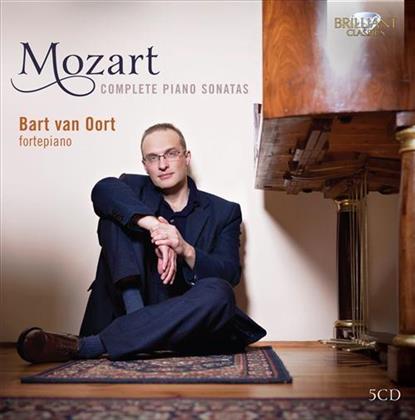 Bart van Oort & Wolfgang Amadeus Mozart (1756-1791) - Sämtliche Klaviersonaten (5 CDs)