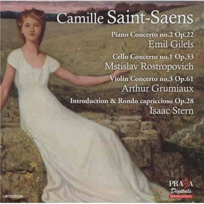 Guillels Emile / Rostropovitsch M. & Camille Saint-Saëns (1835-1921) - Cellokonzert Nr1 Op33, Klavierkonzert