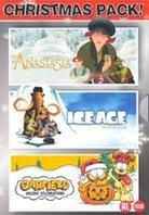 Christmas Pack - Anastasie / L'age de glace / Garfield en vacances (3 DVDs)