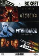 Vin Diesel Box Set - Pitch Black / Riddick / Fast and Furious (3 DVDs)