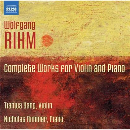 Yang / Rimmer & Wolfgang Michael Rihm (*1952) - Werke F Violine & Klavier