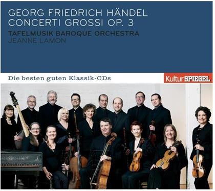 Lamon Jeanne / Tafelmusik & Georg Friedrich Händel (1685-1759) - Kulturspiegel: Concerti Grossi Op. 3