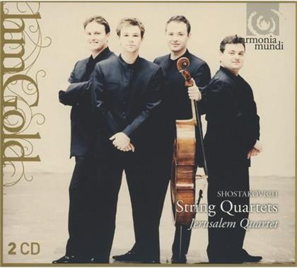Jerusalem Quartet & Dimitri Schostakowitsch (1906-1975) - Streichquartette 1, 4 , 6 (2 CDs)