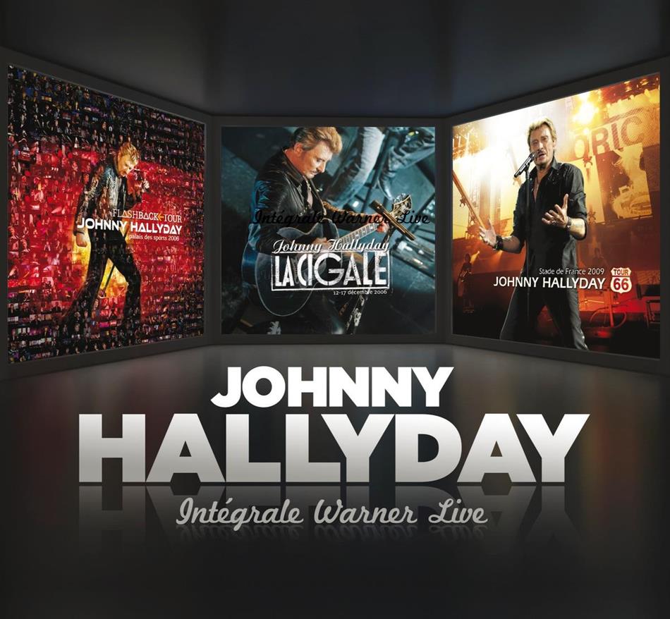 Integrale Warner Live 7 Cd 5 Dvd De Johnny Hallyday Cede Com