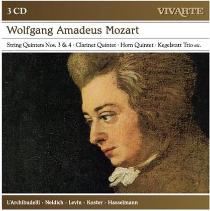 L'archibudelli / Neidlich / Levin / + & Wolfgang Amadeus Mozart (1756-1791) - Ein Musik. Scherz /Streichquintett (3 CDs)