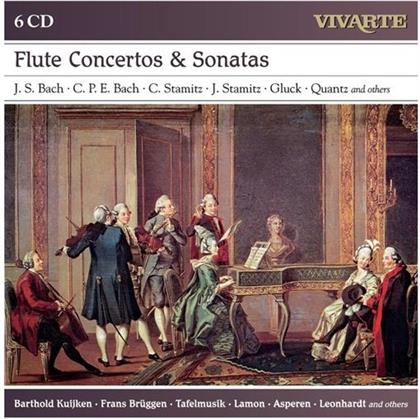 Brüggen / Tafelmusik & Bach J.S. / Bach C.P.E. / Stamitz - Flötenkonzerte Und Sonaten (6 CDs)