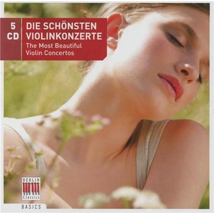 --- & Mozart / Haydn / Saint-Saens / Beethoven - Schönsten Violinkonzertze (5 CDs)
