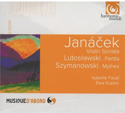 Leos Janácek (1854-1928), Witold Lutoslawski (1913-1994), Karol Szymanowski (1882-1937), Isabelle Faust & Eva Kupiec - Violin Sonata, Partita, Mythes