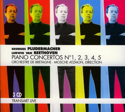 G. Pludermacher, Piano - Beethoven / Concertos Pour Pia (3 CDs)