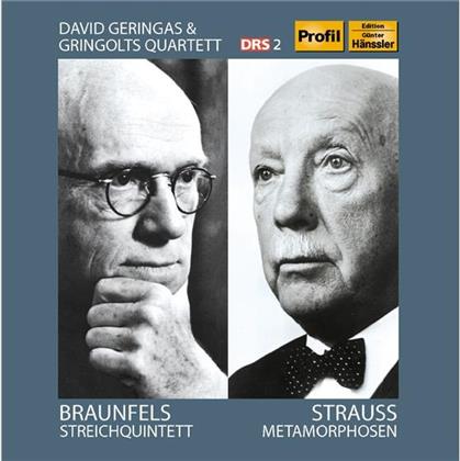 Gringolts Quartett, David Geringas, Richard Strauss (1864-1949) & Walter Braunfels (1882 -1954) - Metamorphosen / Streichquintett