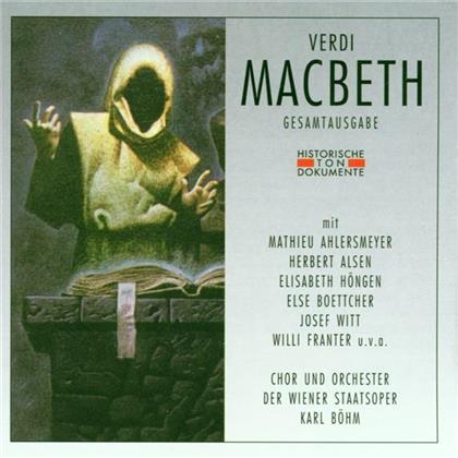 Mathieu Ahlersmeyer, Alsen/Herbert, Elisabeth Höngen, Else Boettcher, … - Macbeth (De) (2 CDs)