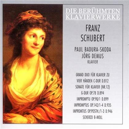 Badura-Skoda Paul / Demus Jörg & Franz Schubert (1797-1828) - Berühmte Klavierwerke (2 CDs)