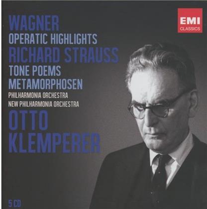 Klemperer Otto / Pol / Npol & Wagner Richard/Strauss Richard - Opern-Highlights / Tondichtungen (5 CD)