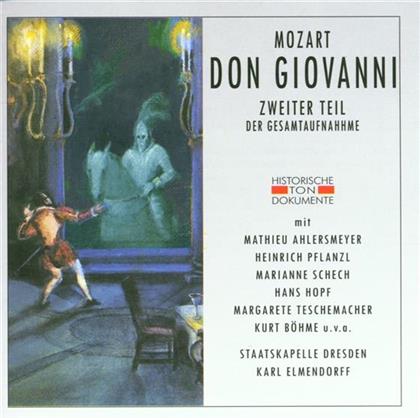 Elmendorff Karl / Staatskapelle Dresden & Wolfgang Amadeus Mozart (1756-1791) - Don Giovanni Teil 2 (2 CD)