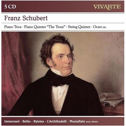 --- & Franz Schubert (1797-1828) - Klaviertrios / Forellenquintett / (5 CDs)