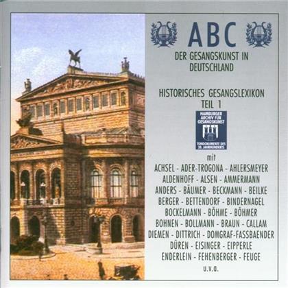 --- - Abc Der Gesangskunst 1 (2 CDs)