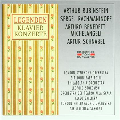 Rubinstein / Rachmaninoff / Schnabel / + - Legenden - Klavierkonzerte (2 CDs)