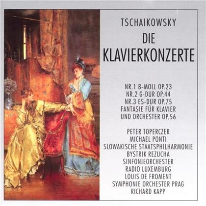 Toperczer Peter / Ponti Michael / Kapp & Peter Iljitsch Tschaikowsky (1840-1893) - Sämtliche Klavierkonzerte 1-3 (2 CDs)