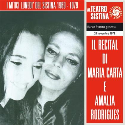 Maria Carta & Amalia Rodrigues - Mitici Lunedi Del Sistina - Il Recital.. (2 CD)