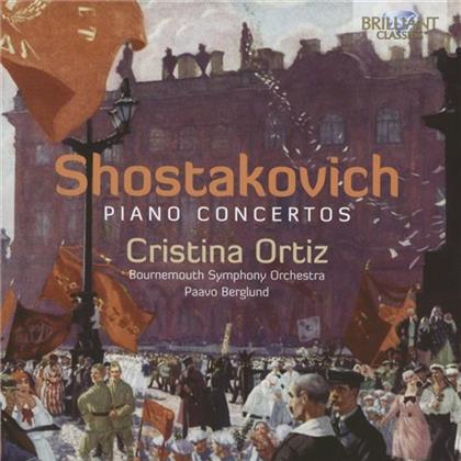 Dimitri Schostakowitsch (1906-1975), Paavo Berglund, Cristina Ortiz & Bournemouth Symphony Orchestra - Klavierkonzerte - Piano Concertos